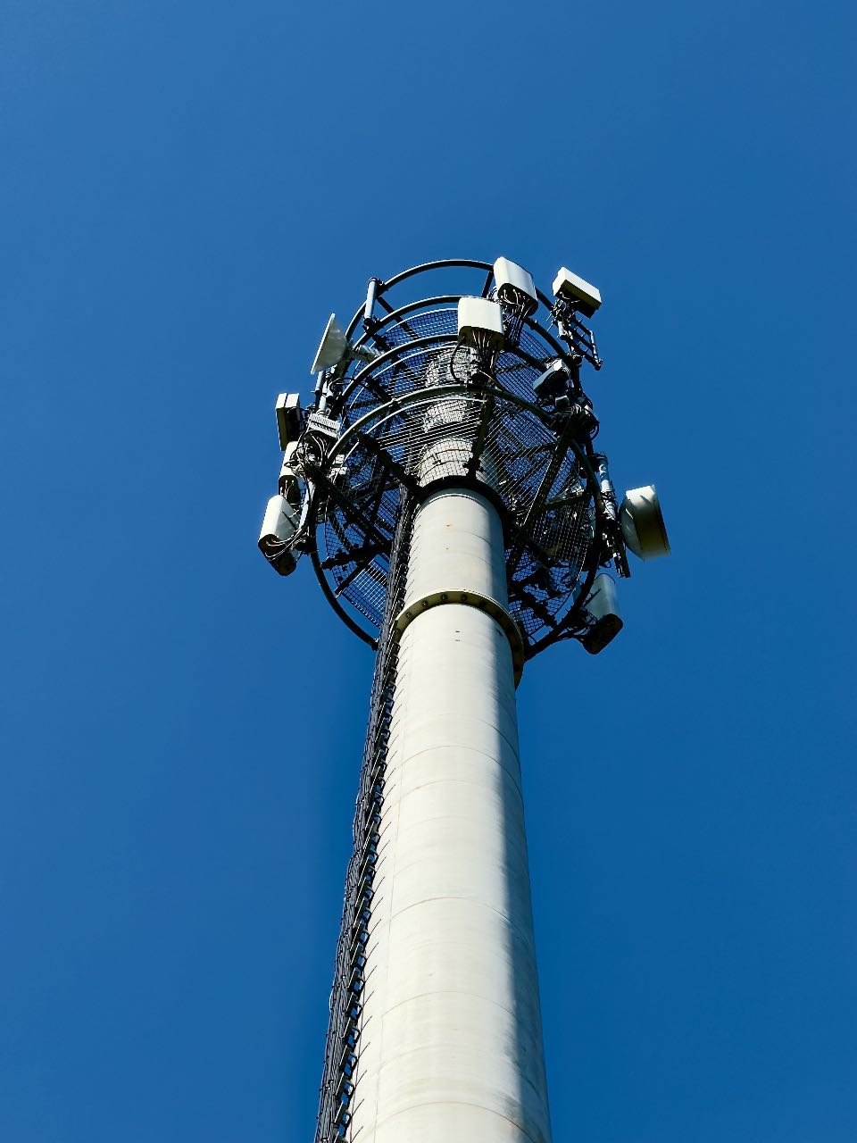 The Union Pacific railroad right-of-way south of Canyon Falls Drive near Highway 377 in Flower Mound, where a 155-foot cell tower is proposed