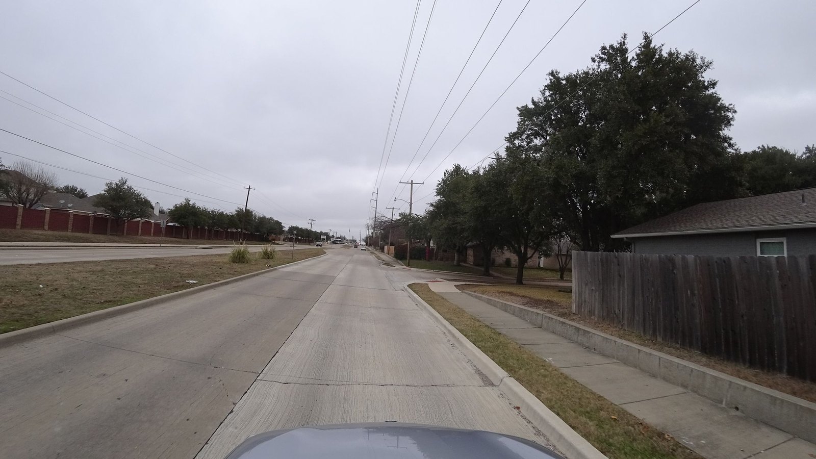 Timber Valley Drive residential corridor in Flower Mound, TX, slated for full reconstruction