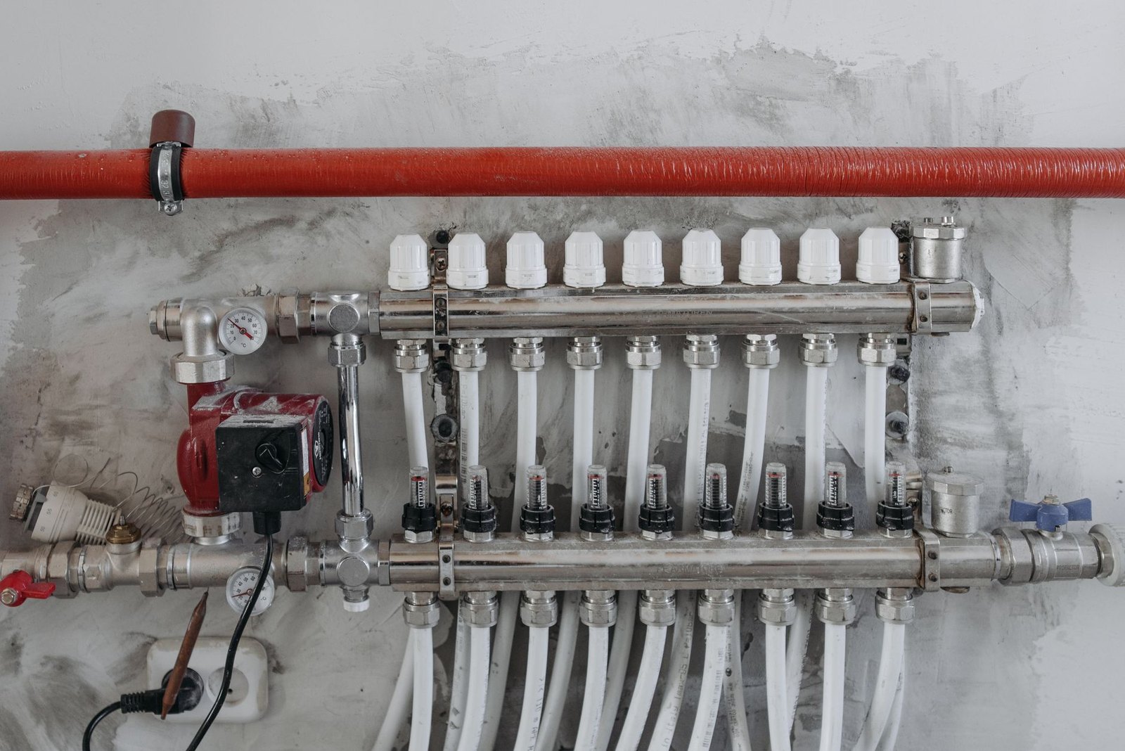 Water utility infrastructure pipes and valves