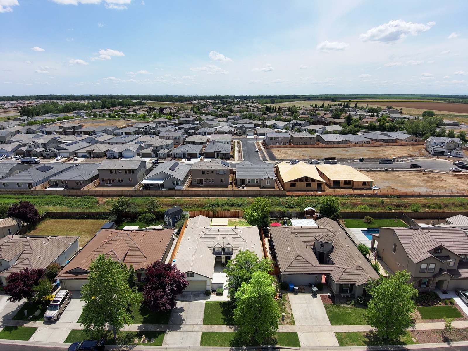 New home construction in southwest Denton County, the kind of growth the Precinct 4 commissioner will help shape