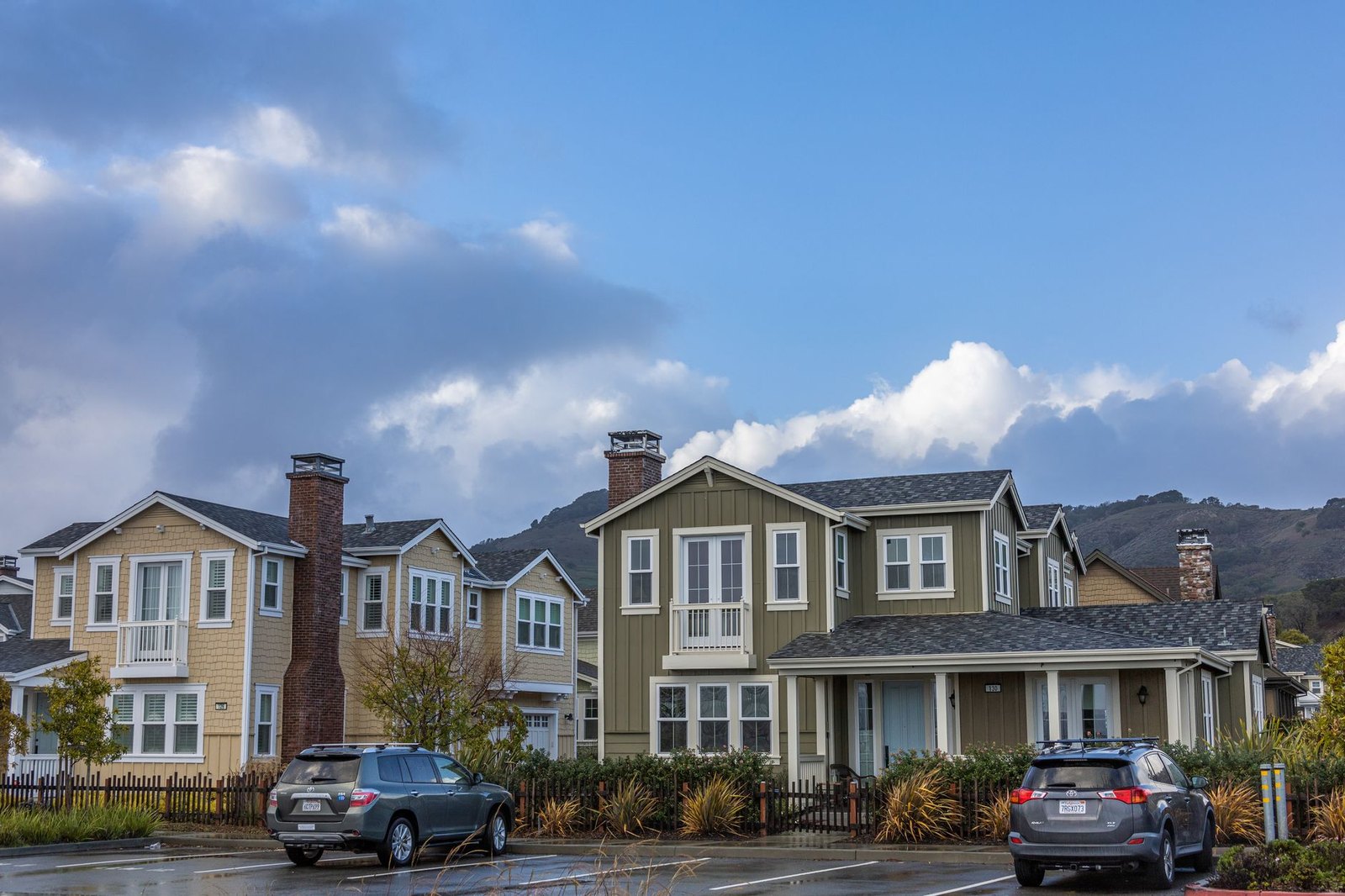 A quiet residential street in Flower Mound with owner-occupied homes