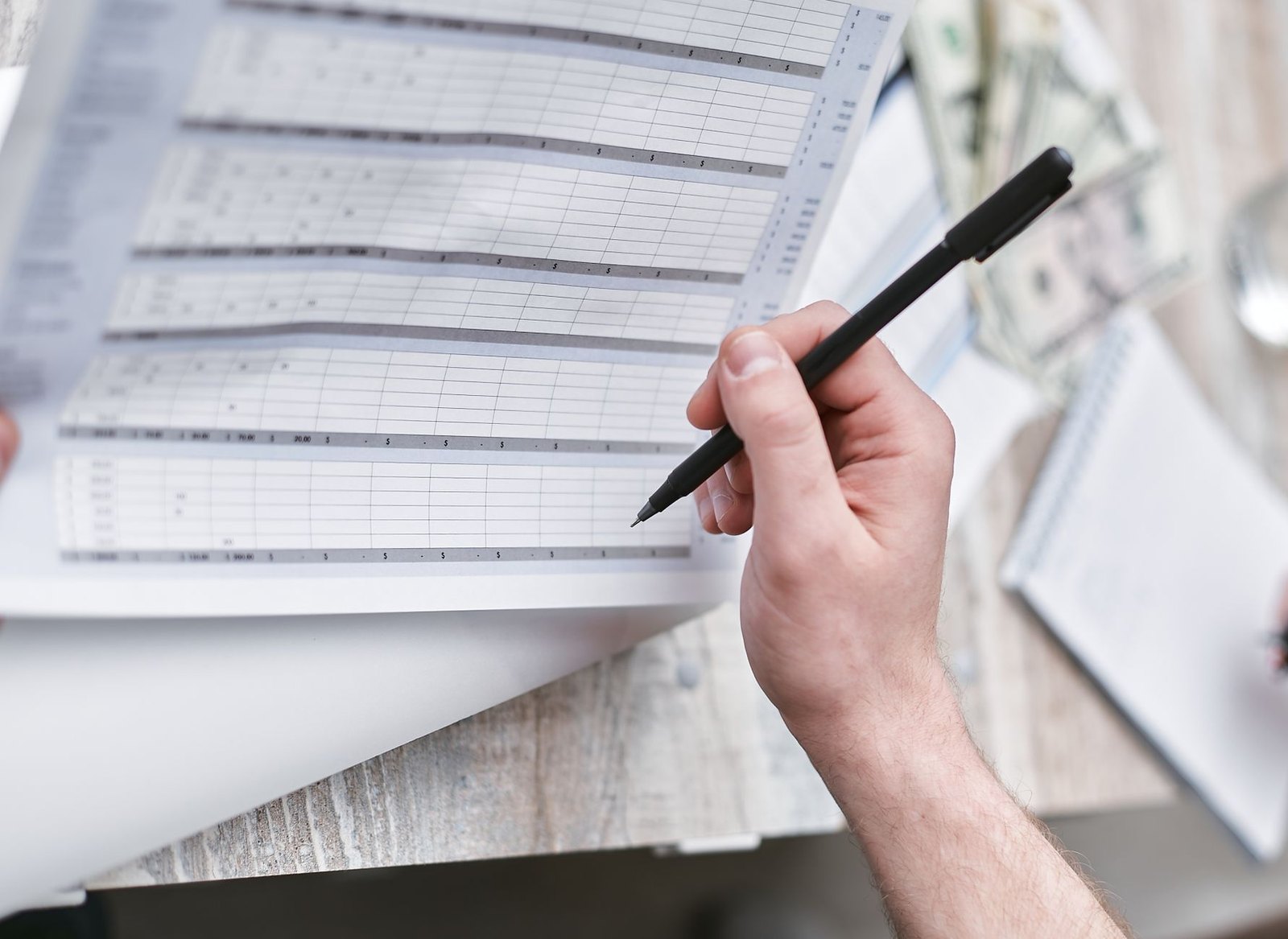 Government finance budget documents reviewed by municipal staff