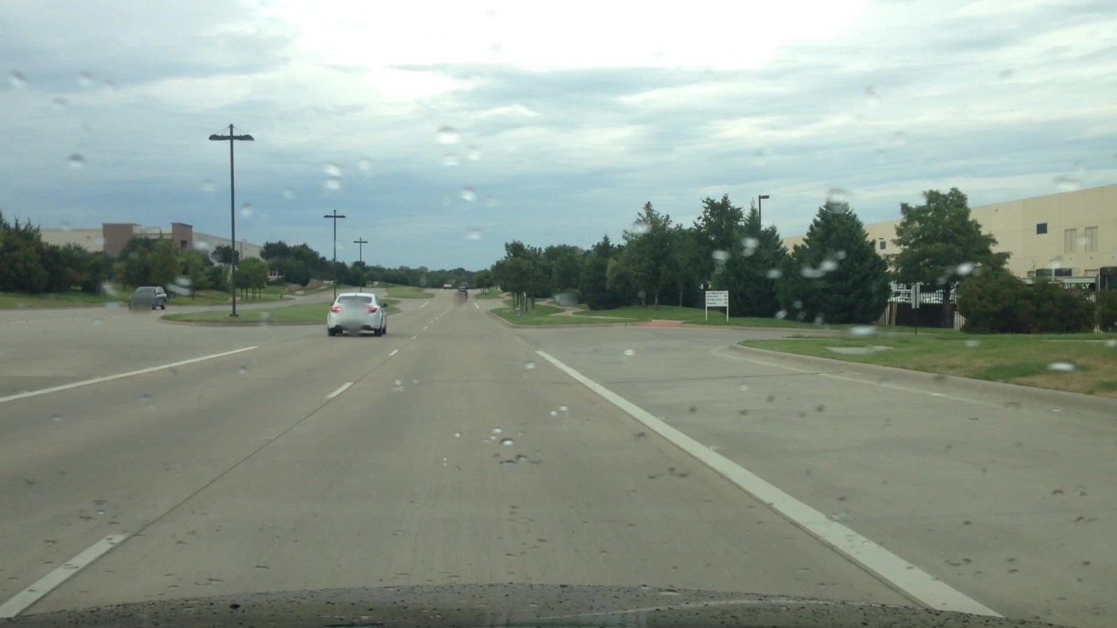 Street-level view of Lakeside Parkway looking east toward SH 121, Flower Mound, TX